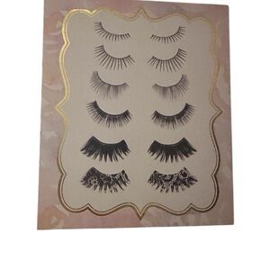 Elegant Black False Eyelashes Canva